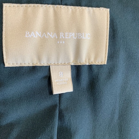 Banana Republic 2 Button Blazer Charcoal Gray Sz 8 - Picture 5 of 7